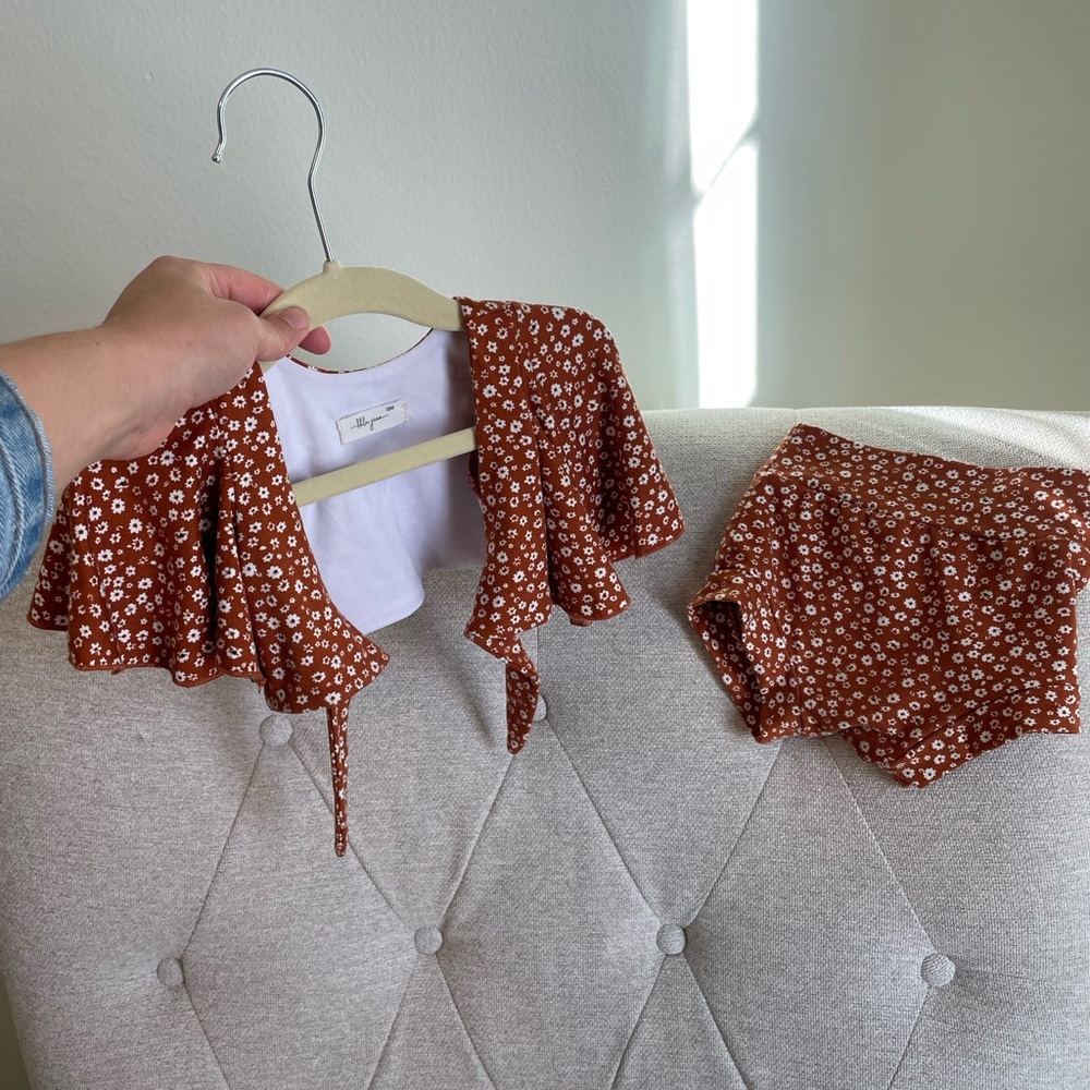 Khloe Jean Audrey Tie Crop Set